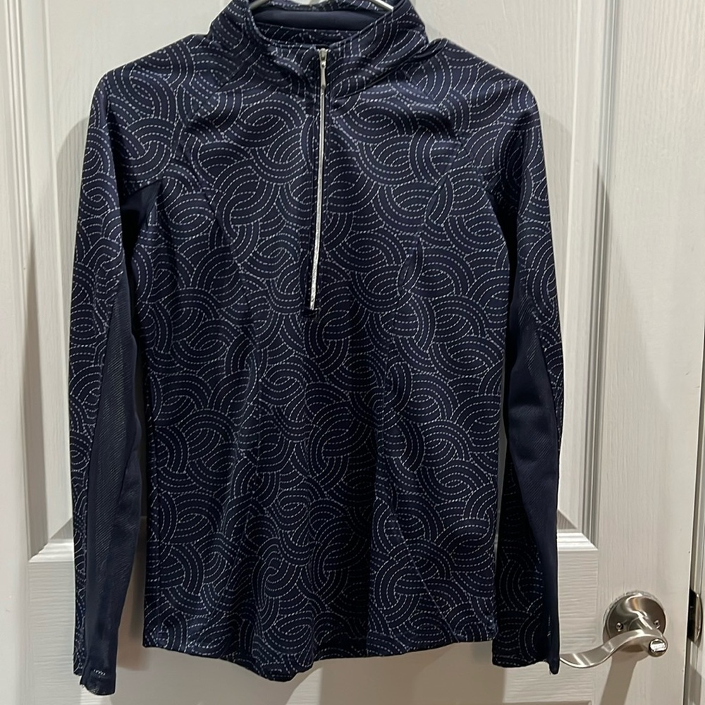 Navy Pebble Beach Golf 3/4 zip pullover